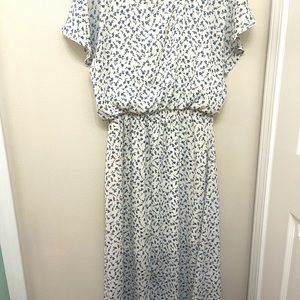 Long dress with florals